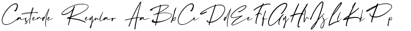 Castende font download
