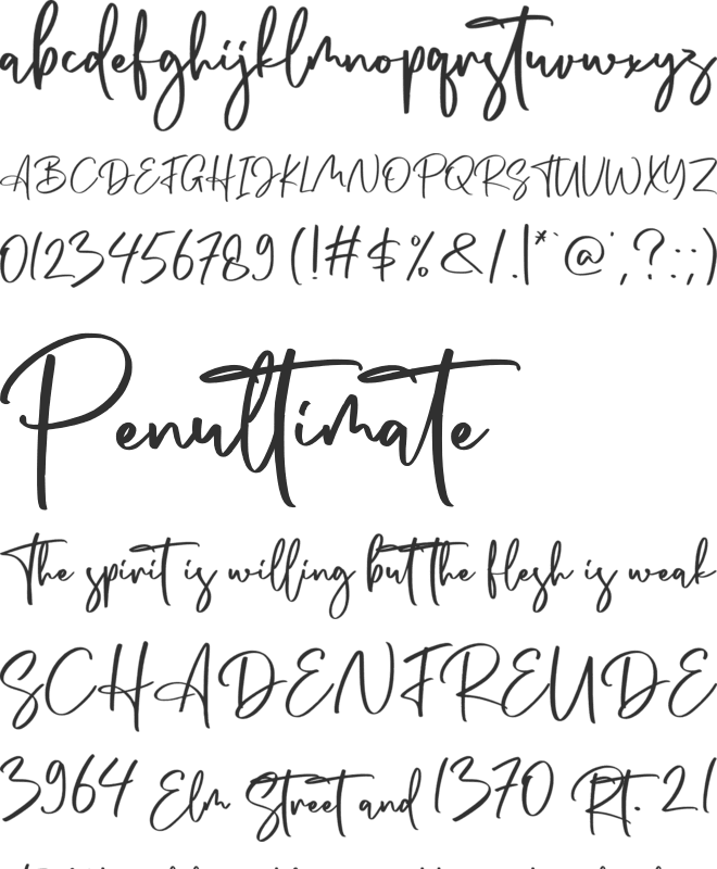 Dillnation font preview