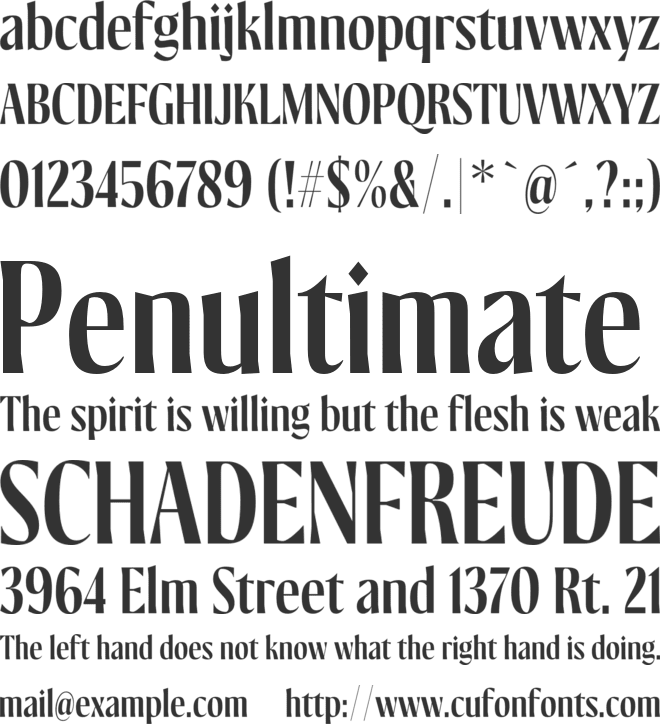 Kiester font preview