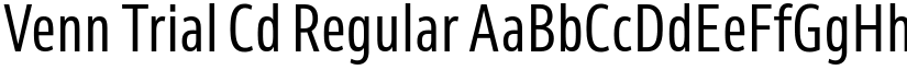 Venn Trial Cd Regular font