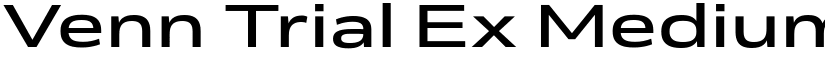 Venn Trial Ex Medium font