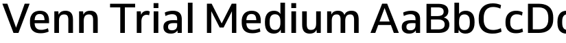 Venn Trial Medium font