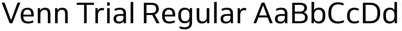 Venn Trial Regular font