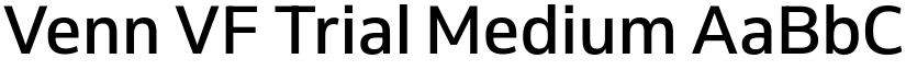 Venn VF Trial Medium (Variable) font