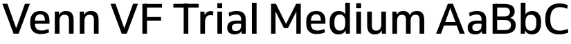 Venn VF Trial Medium (Variable) font
