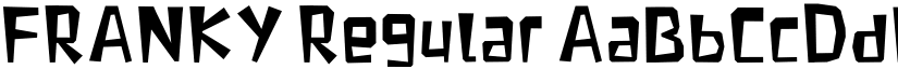 FRANKY Regular font
