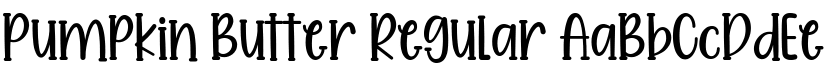Pumpkin Butter Regular font