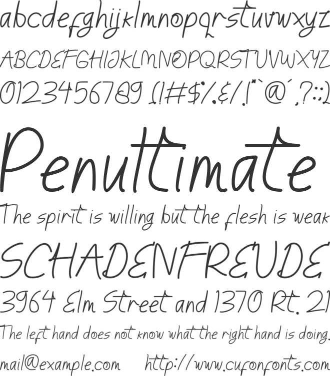 Magical Candy font preview