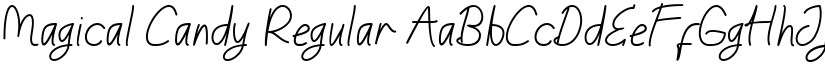 Magical Candy Regular font