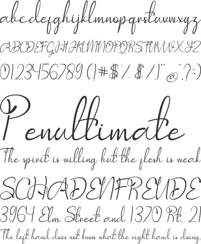 Authentic City font preview