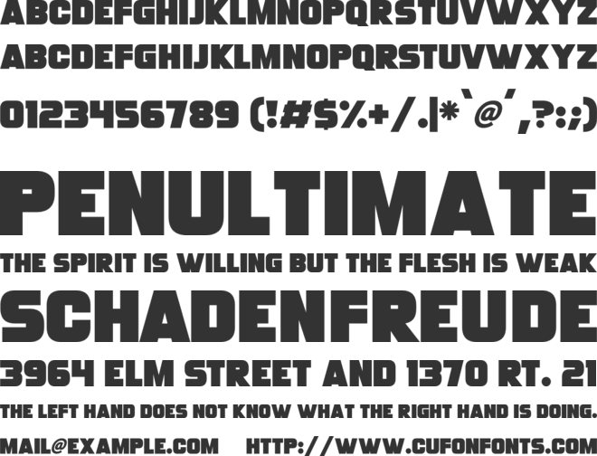 Monster Bites font preview