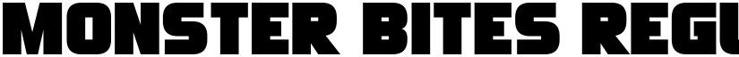 Monster Bites Regular font