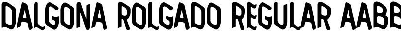 Dalgona Rolgado font download