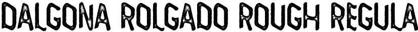 Dalgona Rolgado Rough Regular font