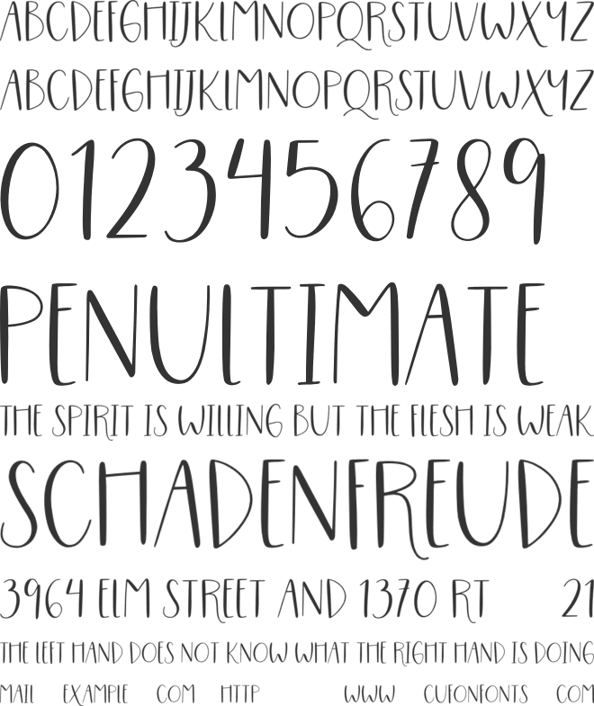 Esmeralda Font font preview