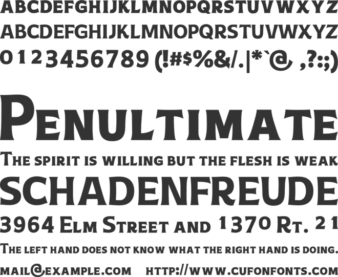 PerseaSST font preview