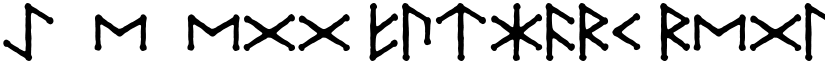 Ice-egg Futhark Regular font