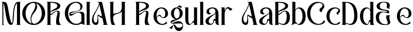 MORGIAH Regular font