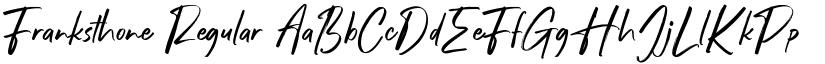 Franksthone Regular font