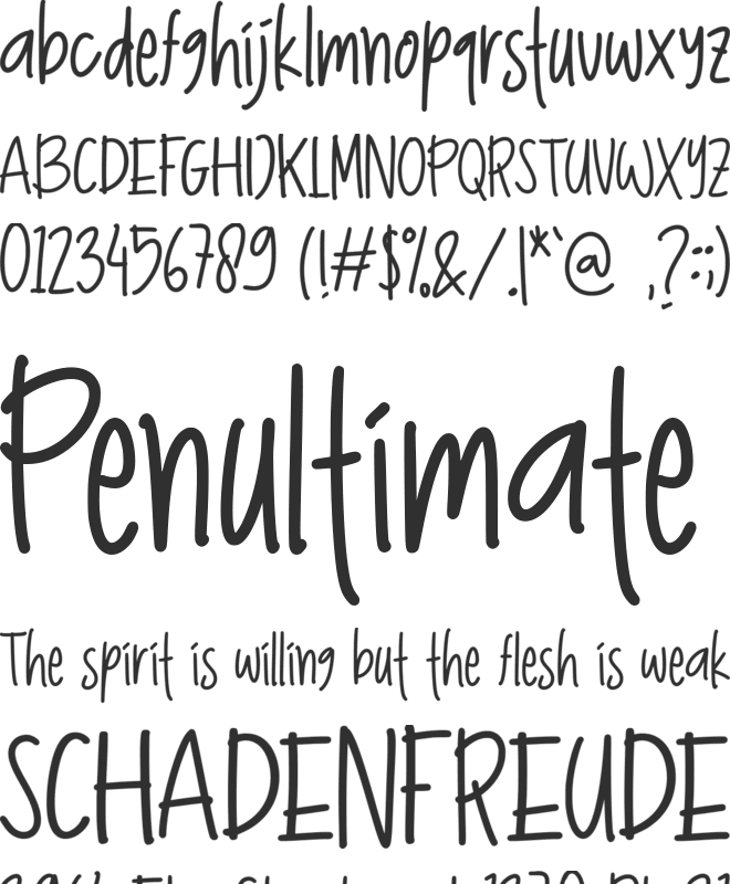 Great Night - Personal Use font preview
