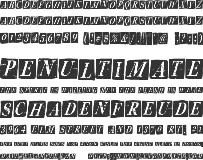 Mayor Smith font preview