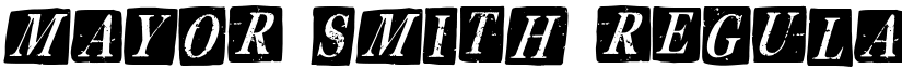 Mayor Smith Regular font