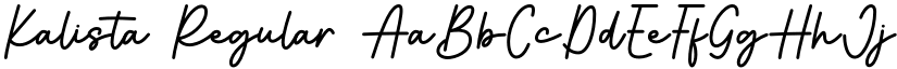 Kalista font download
