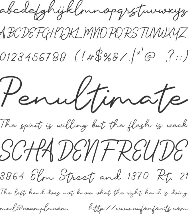 Kids Rock font preview