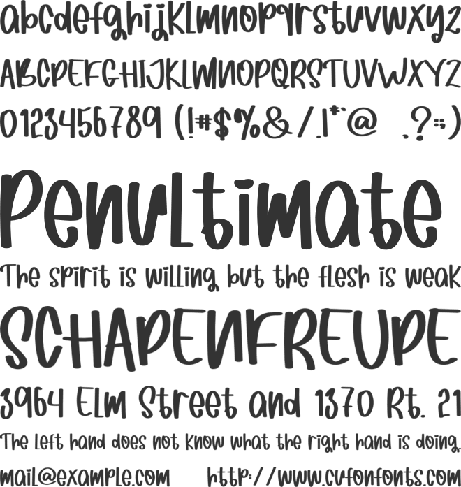 Magaic In Love font preview