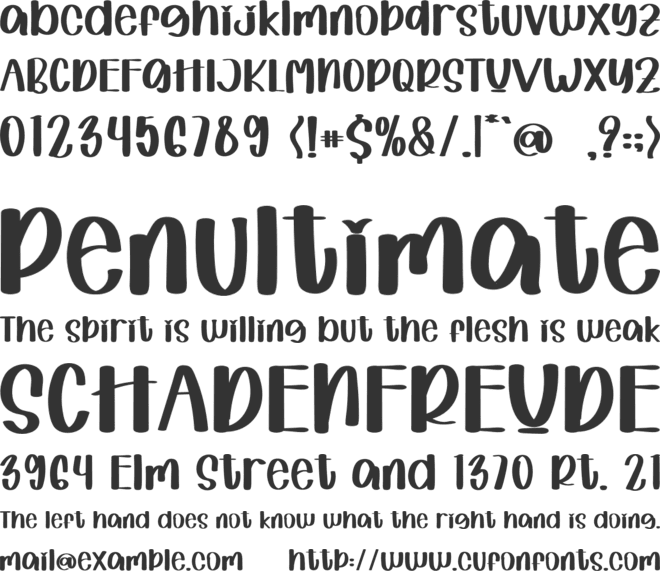 Play Gaming font preview