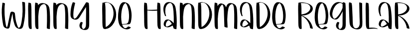 Winny De Handmade font download
