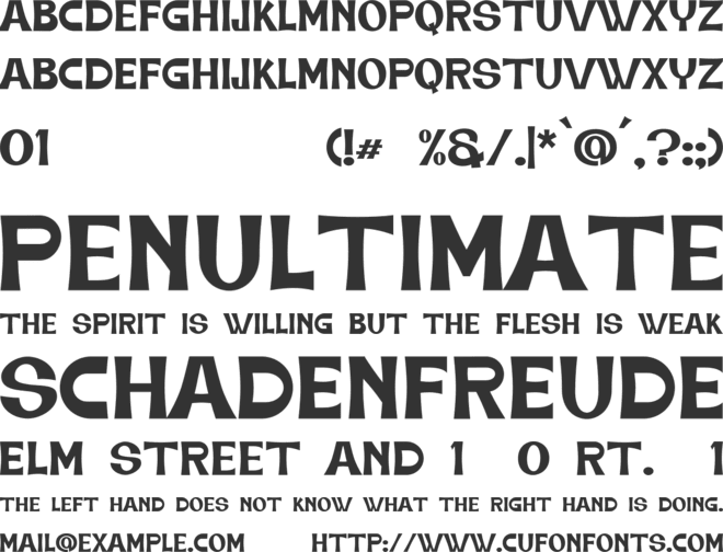 Tobelord - Personal Use font preview