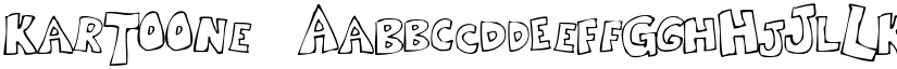 Kartoone font