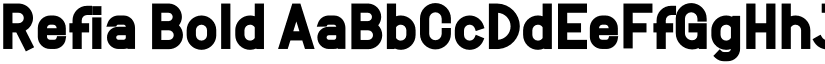 Refia Bold font