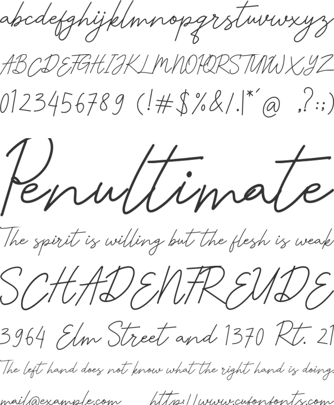 Ahbabul font preview