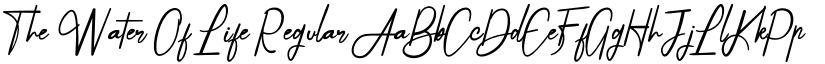 The Water Of Life Regular font