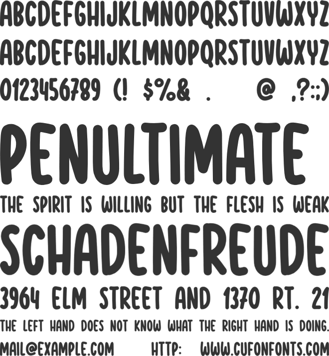 Watermelon Days font preview