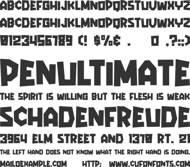 Mango Days font preview