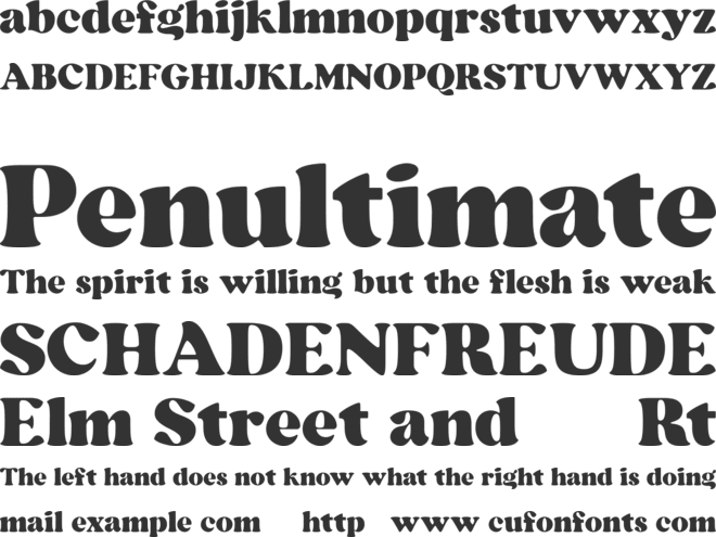 Snug FREE font preview