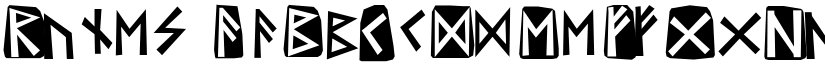 Runes font