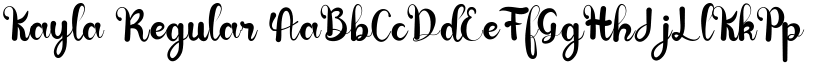 Kayla Regular font