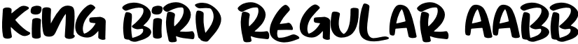 King Bird Regular font