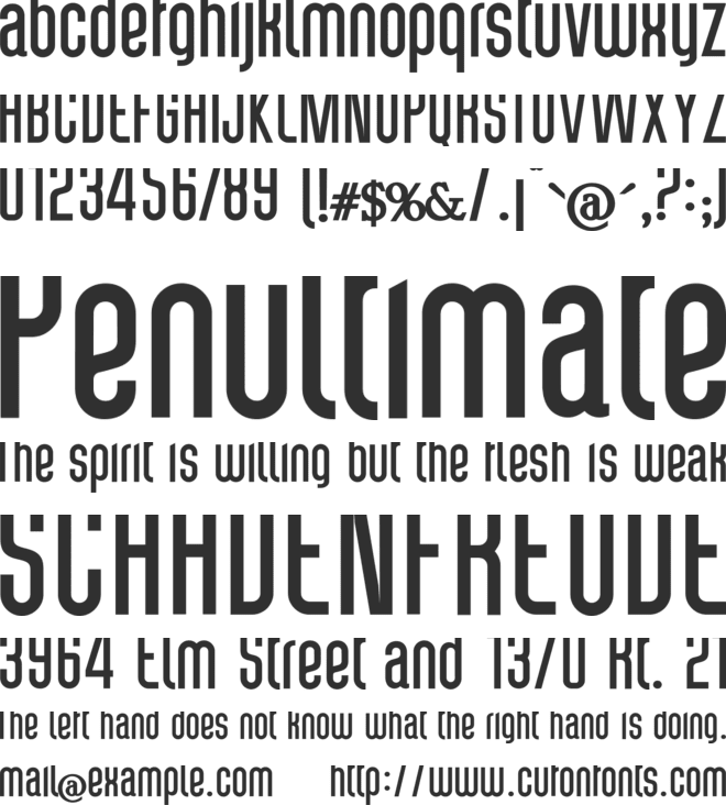 reproduction font preview