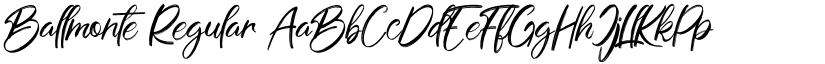 Ballmonte Regular font