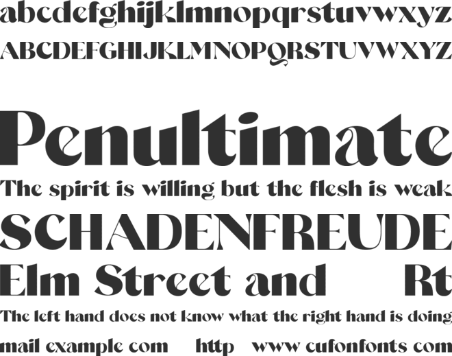 Quaker FREE font preview
