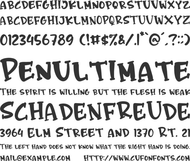 Mockey Smart font preview