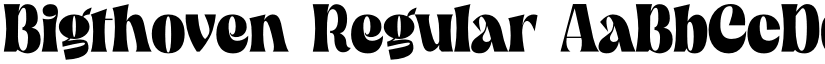 Bigthoven font download
