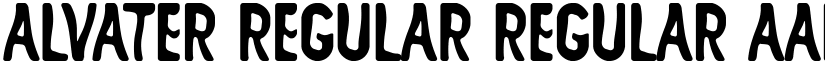 ALVATER Regular Regular font