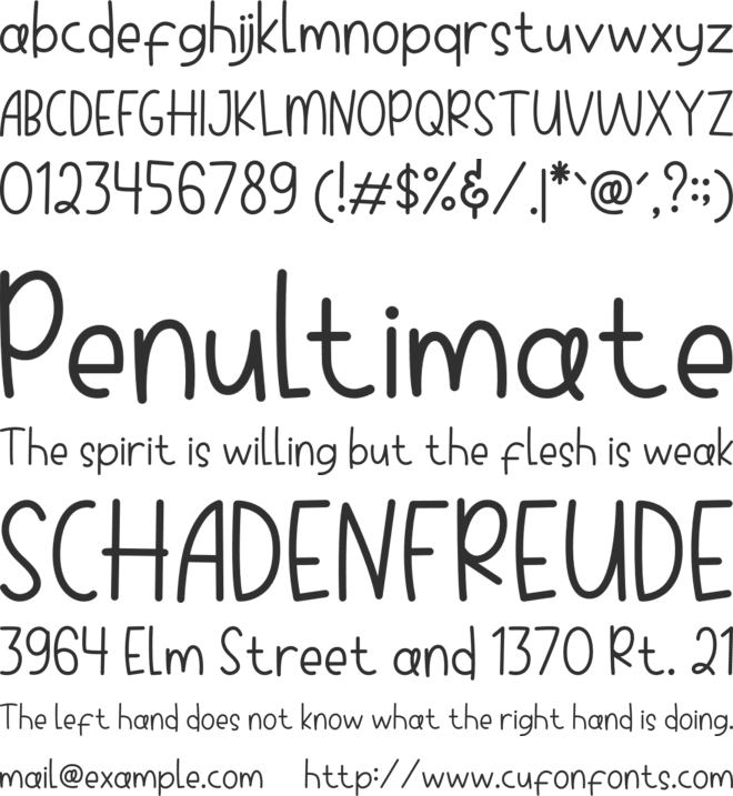 Magical Smiles font preview
