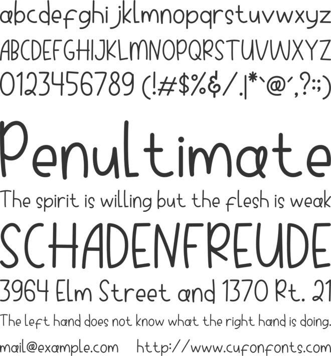 Magical Smiles font preview